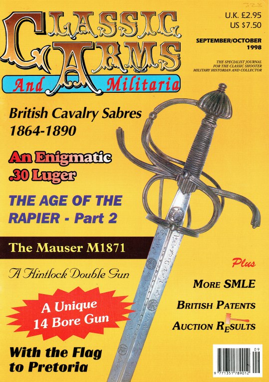 Image for CLASSIC ARMS AND MILITARIA VOL.5, ISSUE 5 SEPTEMBER / OCTOBER 1998