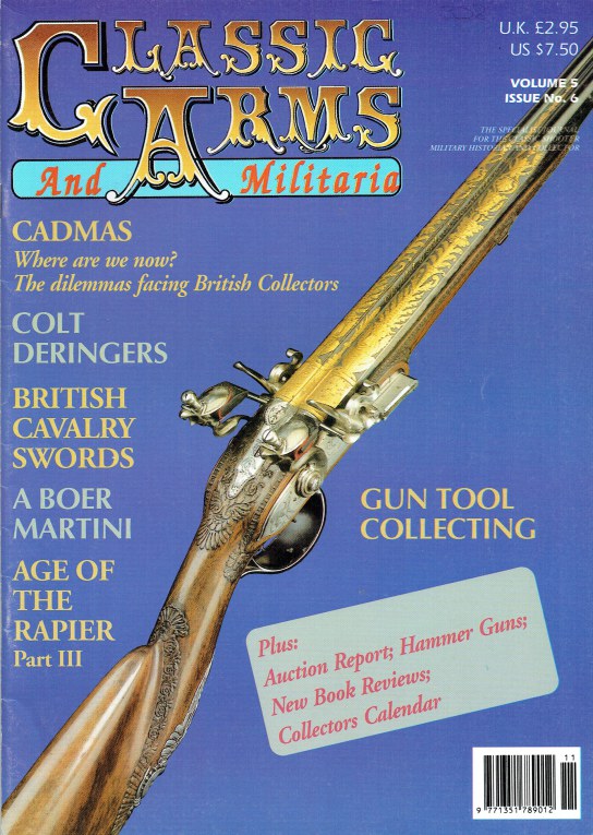 Image for CLASSIC ARMS AND MILITARIA VOL.5, ISSUE 6 NOVEMBER / DECEMBER 1998