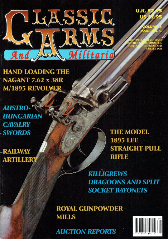 Image for CLASSIC ARMS AND MILITARIA VOL.8, ISSUE 5 SEPTEMBER / OCTOBER 2001