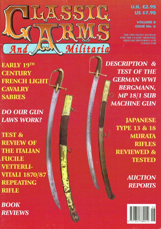 Image for CLASSIC ARMS AND MILITARIA VOL.8, ISSUE 6 NOVEMBER / DECEMBER 2001
