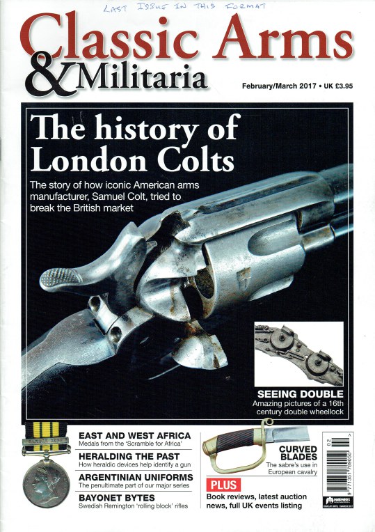 Image for CLASSIC ARMS AND MILITARIA FEBRUARY / MARCH 2017