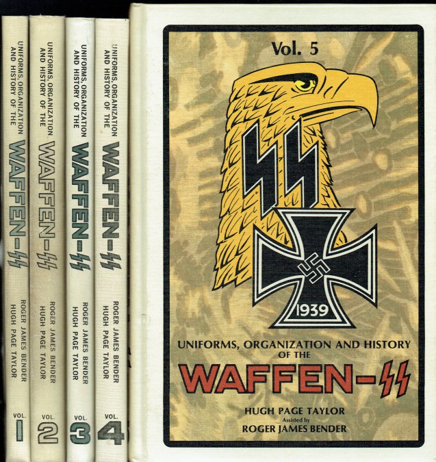 UNIFORMS, ORGANIZATION AND HISTORY OF THE WAFFENSS (FIVE VOLUME SET)